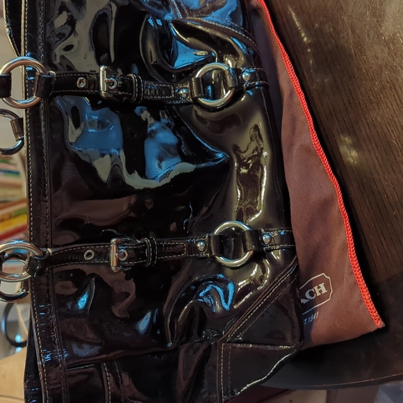 Coach Patent leather handbag - Picture 4 of 7